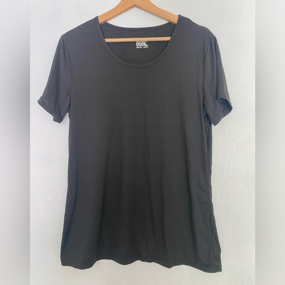 32 DEGREES COOL WOMENS BLACK FITTED SHIRT SIZE XL